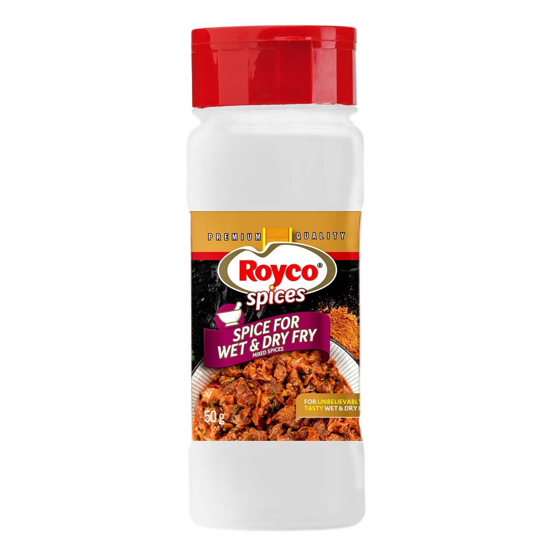 ROYCO SPICE FOR WET AND DRY FRY 50G